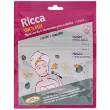 Máscara Capilar Detox Fortalecedora Carvão e Gengibre - Ricca Máscara Capilar Detox Fortalecedora Carvão e Gengibre - Ricca