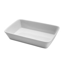 Refratário de Porcelana Linea Branco 25,5x16,5x5cm 8427 Lyor - 2ª Linha Refratário de Porcelana Linea Branco 25,5x16,5x5cm 8427 Lyor - 2ª Linha