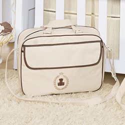 Bolsa Maternidade Príncipe Urso Bege G Bolsa Maternidade Príncipe Urso Bege G