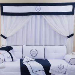 Cortina Quarto de Bebê Realeza Marinho Cortina Quarto de Bebê Realeza Marinho