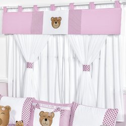 Cortina Quarto de Bebê Soninho Rosa Cortina Quarto de Bebê Soninho Rosa