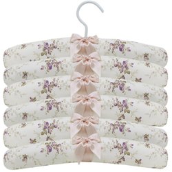 Kit de Cabide Nervura Rosê 6 Peças Kit de Cabide Nervura Rosê 6 Peças