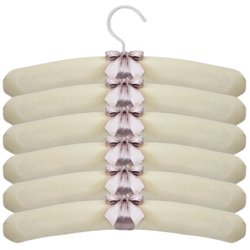 Kit de Cabide Realeza Cáqui 6 Peças Kit de Cabide Realeza Cáqui 6 Peças