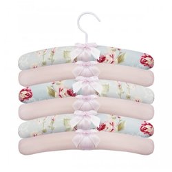Kit de Cabide Ursa Realeza Floral 6 Peças Kit de Cabide Ursa Realeza Floral 6 Peças