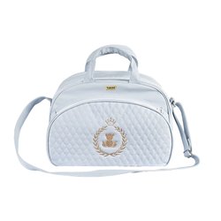 Bolsa Maternidade Puppi Coroa Azul Bebê M Bolsa Maternidade Puppi Coroa Azul Bebê M