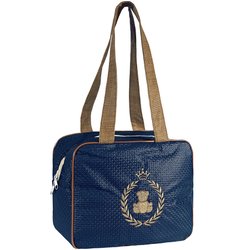 Bolsa Maternidade Basic Marinho com Marrom P Bolsa Maternidade Basic Marinho com Marrom P