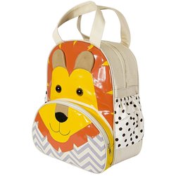 Mochila Leão Laranja e Chevron M Mochila Leão Laranja e Chevron M