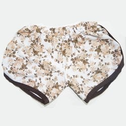 Shorts Baby Julia Floral Marrom Shorts Baby Julia Floral Marrom