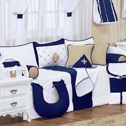 Kit Cama Babá Ursinho Marinho 100% Algodão 8 Peças Kit Cama Babá Ursinho Marinho 100% Algodão 8 Peças