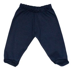 Mijão de Bebê Básico Marinho Malha Mijão de Bebê Básico Marinho Malha