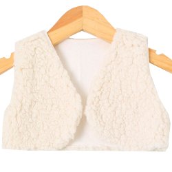 Colete Infantil Ovelhinha Palha Soft Colete Infantil Ovelhinha Palha Soft
