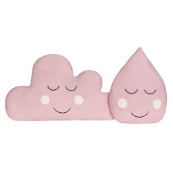Almofada Gotinha e Nuvem Rosê 2 Peças Almofada Gotinha e Nuvem Rosê 2 Peças