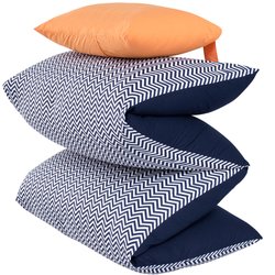 Colchonete Lúdico Montessoriano Chevron + Laranja Colchonete Lúdico Montessoriano Chevron + Laranja