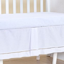 Saia de Berço Urso Navy Branca Saia de Berço Urso Navy Branca