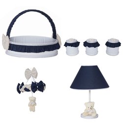 Kit Acessórios Esplendor Marinho 6 Peças Kit Acessórios Esplendor Marinho 6 Peças