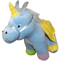 Unicórnio Azul e Amarelo Unicórnio Azul e Amarelo