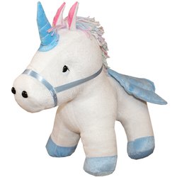 Unicórnio Branco e Azul Unicórnio Branco e Azul