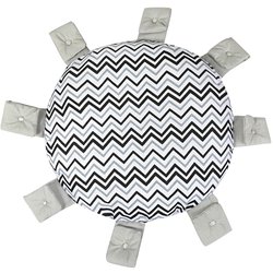 Almofada Sol Chevron Preto Almofada Sol Chevron Preto