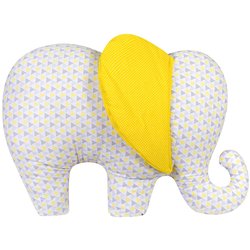 Almofada Elefante Triângulo Amarelo Almofada Elefante Triângulo Amarelo