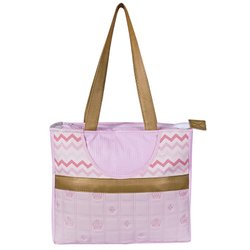 Bolsa Sacola Nobreza Chevron Rosa M Bolsa Sacola Nobreza Chevron Rosa M