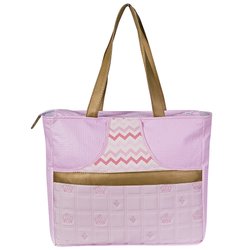 Bolsa Sacola Nobreza Chevron Rosa G Bolsa Sacola Nobreza Chevron Rosa G