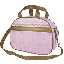 Bolsa Maternidade Nobreza Chevron Rosa M Bolsa Maternidade Nobreza Chevron Rosa M