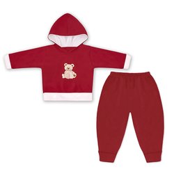 Conjunto de Bebê Ursinha Dengosa Vermelho Conjunto de Bebê Ursinha Dengosa Vermelho