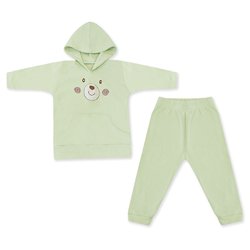 Conjunto de Bebê Urso Théo Verde Conjunto de Bebê Urso Théo Verde