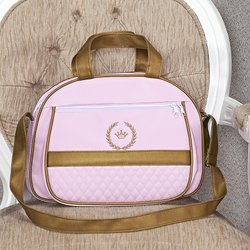 Bolsa Maternidade Golden Rosa e Dourado M Bolsa Maternidade Golden Rosa e Dourado M