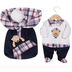 Saída de Maternidade Bryan Marinho Plush 4 Peças Saída de Maternidade Bryan Marinho Plush 4 Peças