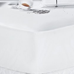 Protetor de Colchão Impermeável Queen Liso Branco Protetor de Colchão Impermeável Queen Liso Branco