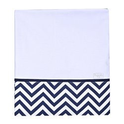 Cueiro Chevron Marinho Malha 100% Algodão Cueiro Chevron Marinho Malha 100% Algodão