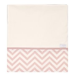 Cueiro Chevron Rosê Malha 100% Algodão Cueiro Chevron Rosê Malha 100% Algodão