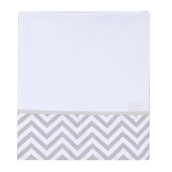 Cueiro Chevron Cinza Malha 100% Algodão Cueiro Chevron Cinza Malha 100% Algodão
