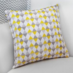 Almofada Losango Amarelo Quadrada Almofada Losango Amarelo Quadrada