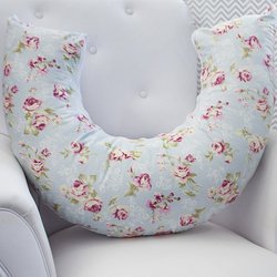 Almofada Amamentação Ursa Realeza Floral Almofada Amamentação Ursa Realeza Floral