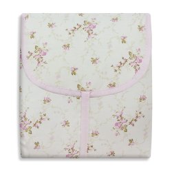 Trocador Portátil Nervura Floral Rosa com Bolso Trocador Portátil Nervura Floral Rosa com Bolso