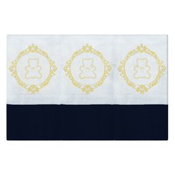 Toalha de Boca Urso Imperial Dourado 3 Peças Toalha de Boca Urso Imperial Dourado 3 Peças