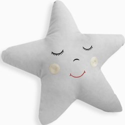 Almofada Estrela Cinza Almofada Estrela Cinza