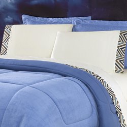 Jogo de Cama Queen Monte Carlo Palha e Azul 4 Peças Jogo de Cama Queen Monte Carlo Palha e Azul 4 Peças