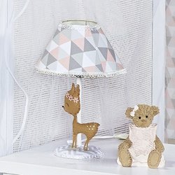 Abajur Bambi Rosa Abajur Bambi Rosa