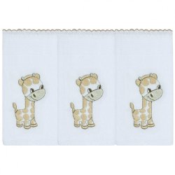 Fralda de Ombro Floresta Girafa 3 Peças Fralda de Ombro Floresta Girafa 3 Peças