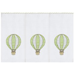 Fralda de Ombro Balão Verde 3 Peças Fralda de Ombro Balão Verde 3 Peças