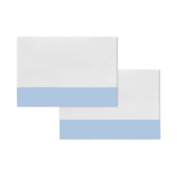 Jogo de Fronha de Berço Realeza Azul 2 Peças Jogo de Fronha de Berço Realeza Azul 2 Peças