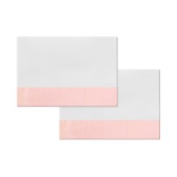Jogo de Fronha de Berço Realeza Rosa 2 Peças Jogo de Fronha de Berço Realeza Rosa 2 Peças