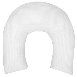 Almofada de Pescoço para Bebê Piquet Branco Almofada de Pescoço para Bebê Piquet Branco