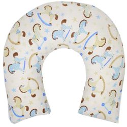 Almofada de Pescoço para Bebê Cavalinho Azul Almofada de Pescoço para Bebê Cavalinho Azul