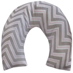 Almofada de Pescoço para Bebê Chevron Rosa Almofada de Pescoço para Bebê Chevron Rosa