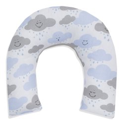 Almofada de Pescoço para Bebê Chuva de Benção Azul Almofada de Pescoço para Bebê Chuva de Benção Azul