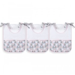 Porta Fraldas Losango Rosa 3 Peças Porta Fraldas Losango Rosa 3 Peças